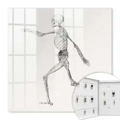 Decorative key box Dynamic character skeleton movement