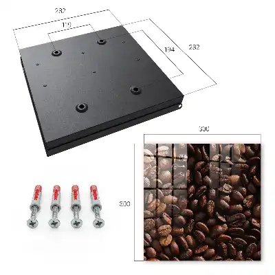 Key cabinet Aromatic coffee with a natural texture