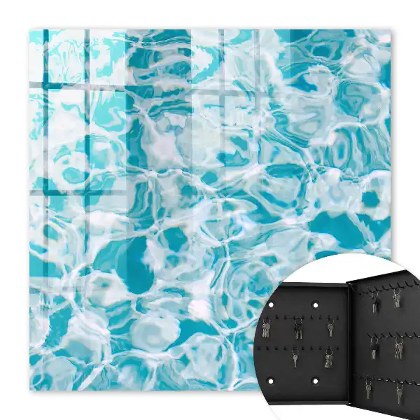 Key box for home Water swirls create a mesmerizing effect