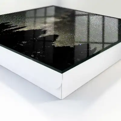Key cabinet Starry sky with dark trees
