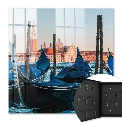 Decorative key box Italian landscape of historic buildings