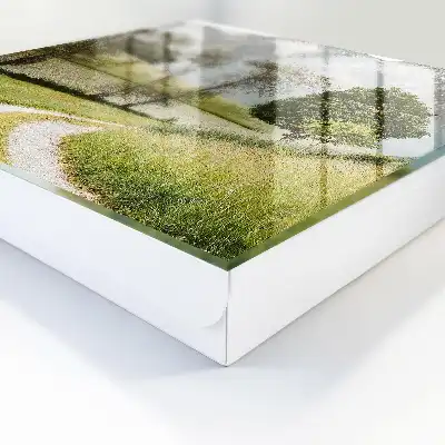Wall mounted key box Mountain landscape of natural peace