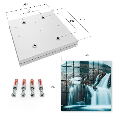 Wall mounted key cabinet The majesty of nature surrounding