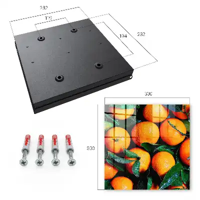 Key cabinet Fresh fruit green leaves