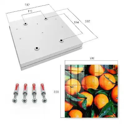 Key cabinet Fresh fruit green leaves
