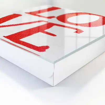 Key box for home Red love with white background