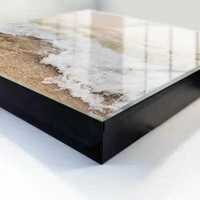 Key cabinet Sea wave with sun rays