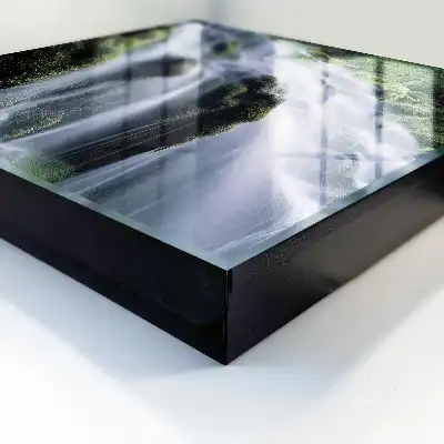 Key box for home Green waterfall surrounding