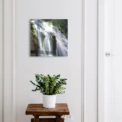 Key box for home Green waterfall surrounding