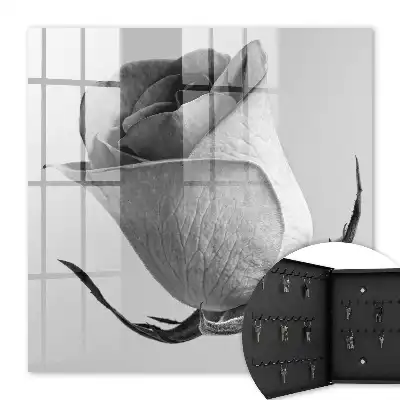 Wall mounted key cabinet Rose elegance minimalism nature