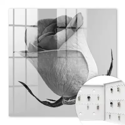 Wall mounted key cabinet Rose elegance minimalism nature