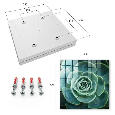 Key cabinet Green rosette perfect for relaxation