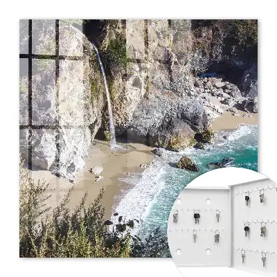Key box for home Beautiful coastline with cliffs