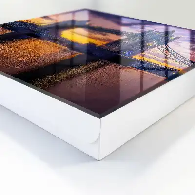 Decorative key box Magical sunset view