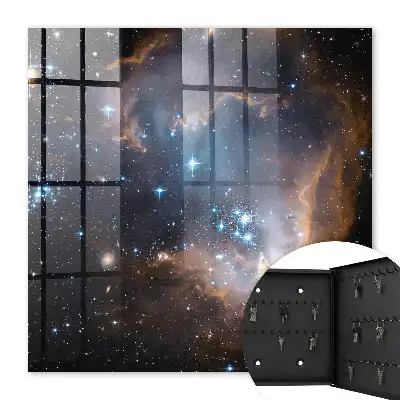 Key cabinet A stellar nebula full of stars