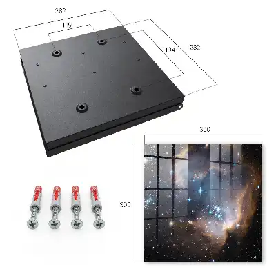 Key cabinet A stellar nebula full of stars