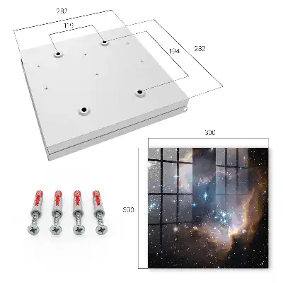 Key cabinet A stellar nebula full of stars