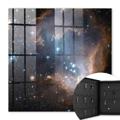 Key cabinet A stellar nebula full of stars