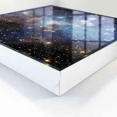 Key box for home Cosmic space with blue fog