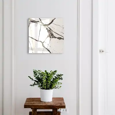 Minimalist wall mounted key box in gray