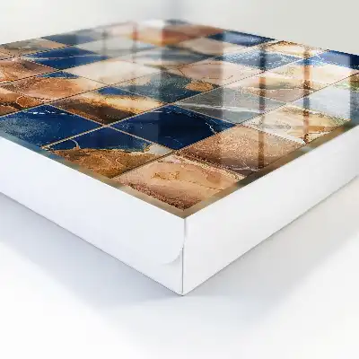 Key box for home Seamless marble mosaic
