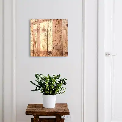 Wall mounted key box Natural wooden grain