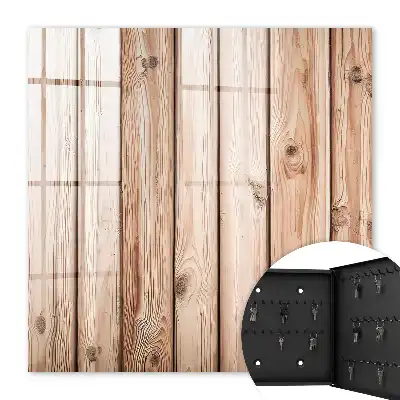 Key box for home Wooden boards with beautiful grain
