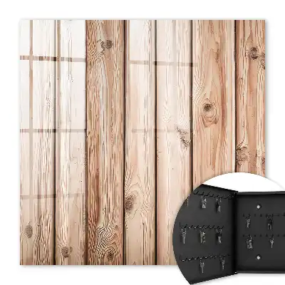 Key box for home Wooden boards with beautiful grain