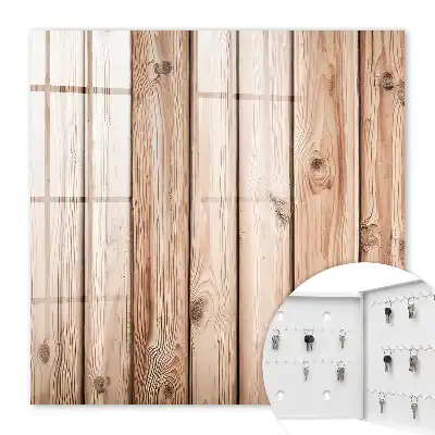 Key box for home Wooden boards with beautiful grain