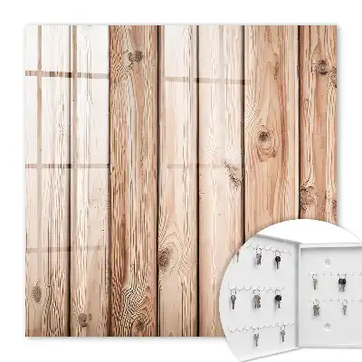 Key box for home Wooden boards with beautiful grain