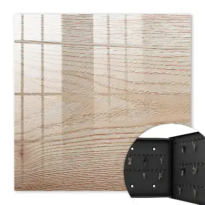 Decorative key box Wooden texture in warm shades