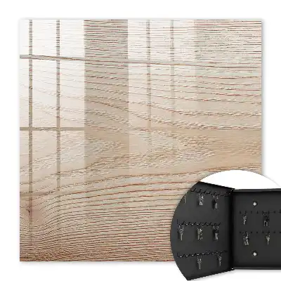 Decorative key box Wooden texture in warm shades