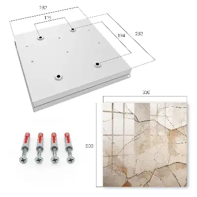 Key box for home Subtle earth beige pattern