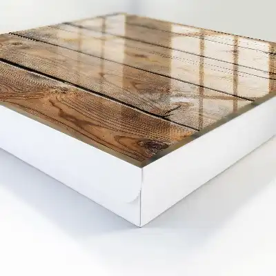 Wall mounted key box Wooden planks grain coziness