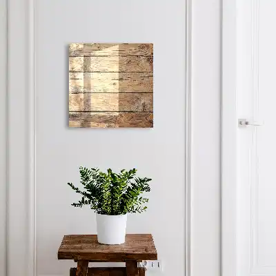 Wall mounted key box Wooden planks grain coziness