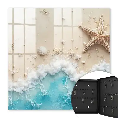 Key box for home Summer beach with blue sea