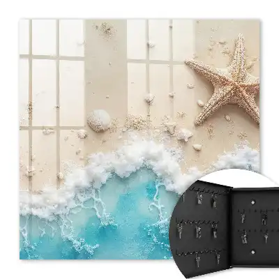 Key box for home Summer beach with blue sea
