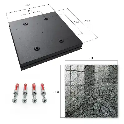 Key box for home Tree rings in shades of gray