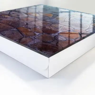 Wall mounted key cabinet Stone texture of natural