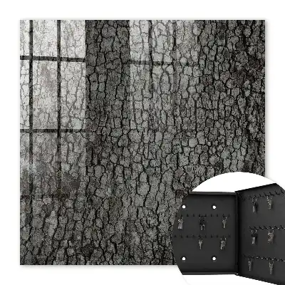 Key cabinet Tree bark