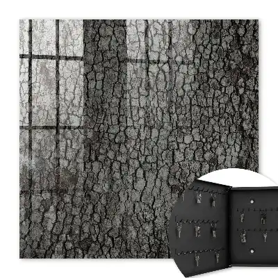 Key cabinet Tree bark