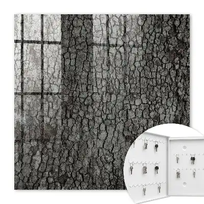 Key cabinet Tree bark