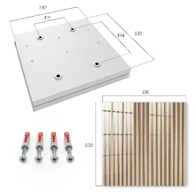 Key box for home Beige lines texture effect