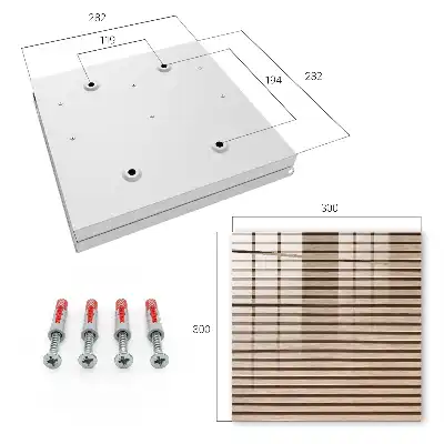 Decorative key box Warm lines without decoration