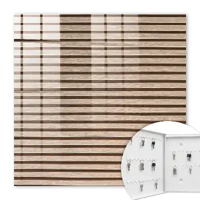 Decorative key box Warm lines without decoration