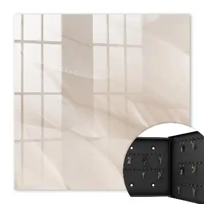 Wall mounted key box Creamy lightness of the shade