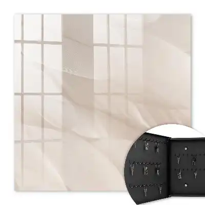 Wall mounted key box Creamy lightness of the shade