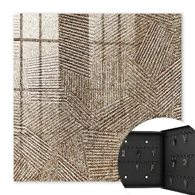 Key box for home Geometric pattern of diagonal lines
