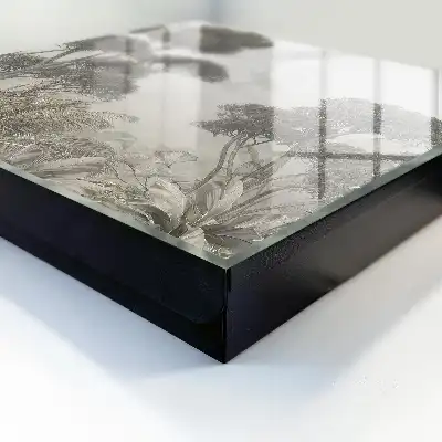 Decorative key box Sensual nature in delicate shades