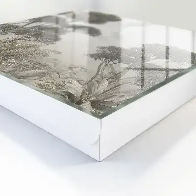 Decorative key box Sensual nature in delicate shades